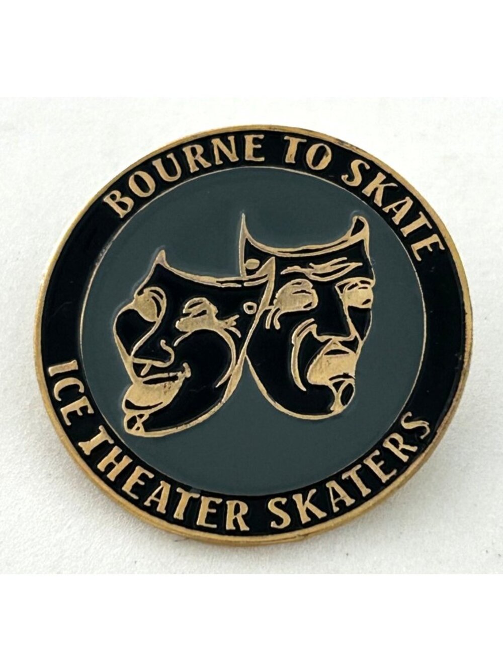 Bourne To Skate Ice Theater Skaters Pinback Lapel Pin By Ashworth Awards
